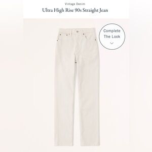 Abercrombie & Fitch 90s straight ultra high rise jeans